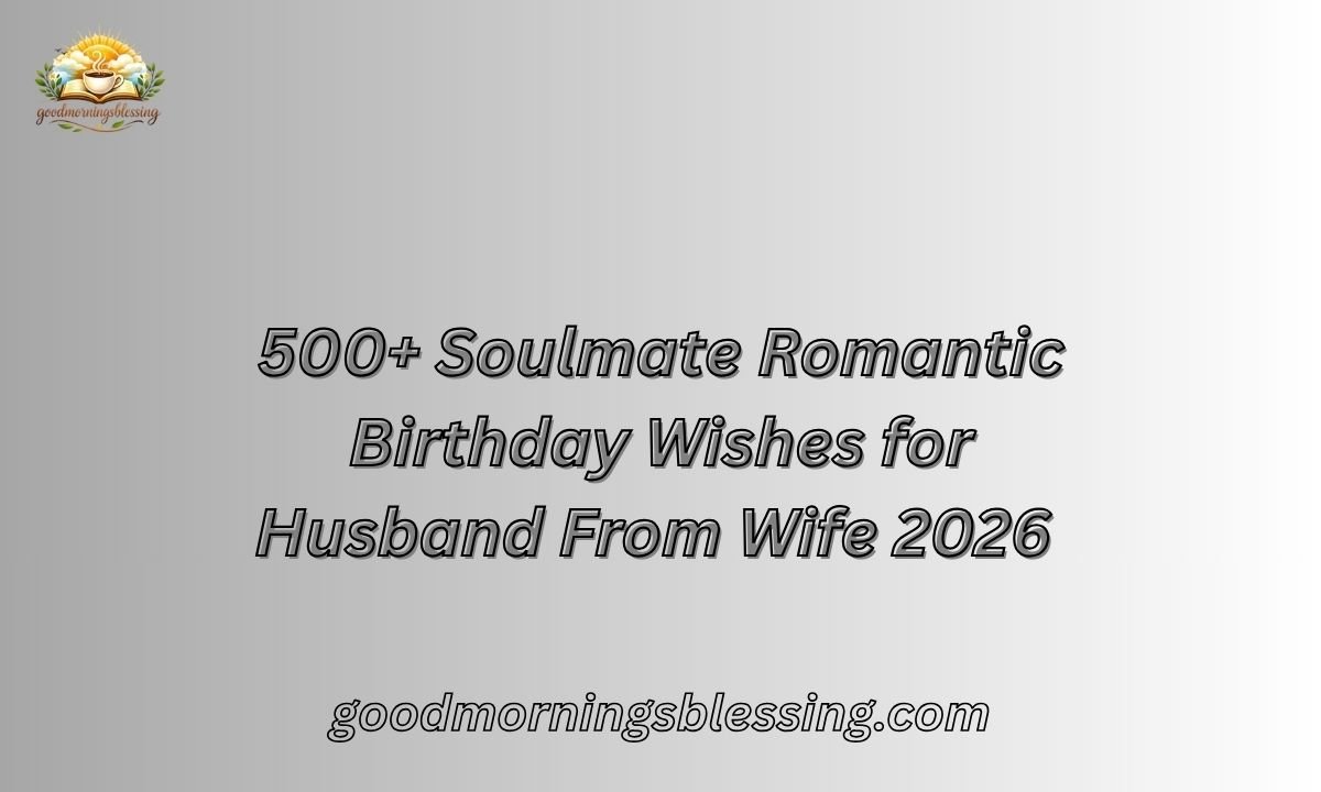 500+ Soulmate Romantic Birthday Wishes for Husband From Wife 2026 